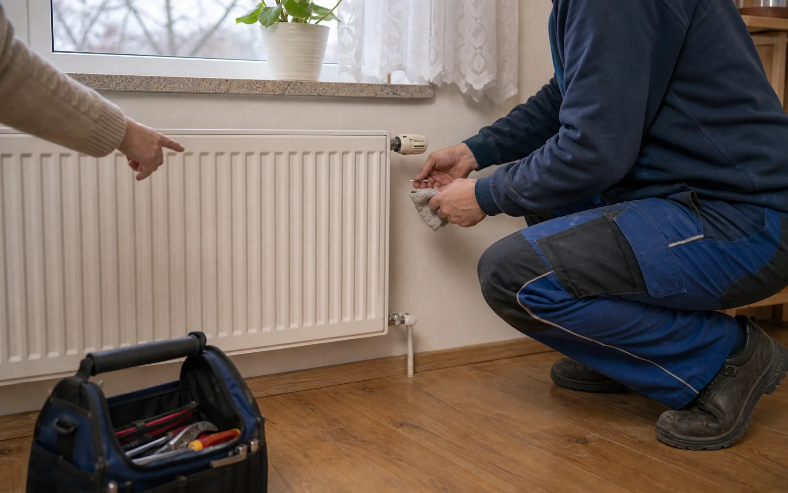 Servis radiátoru s termostatickou hlavicí